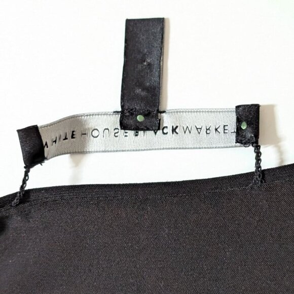 White House Black Market Reversible Wrap Dress Womens Size Medium Abstract - Picture 9 of 11